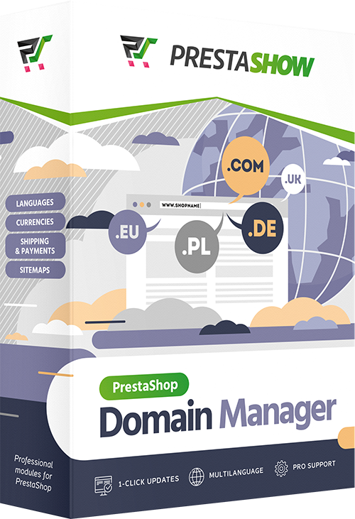 Menadżer Domen PrestaShop