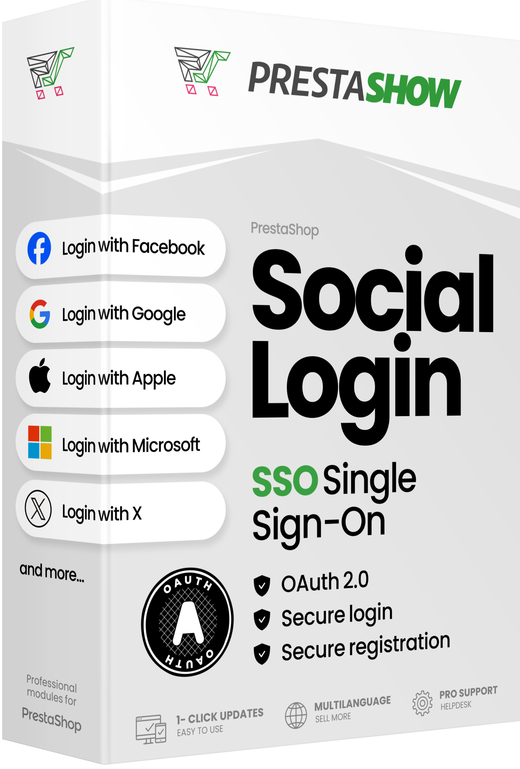 PrestaShop Social Login SSO
