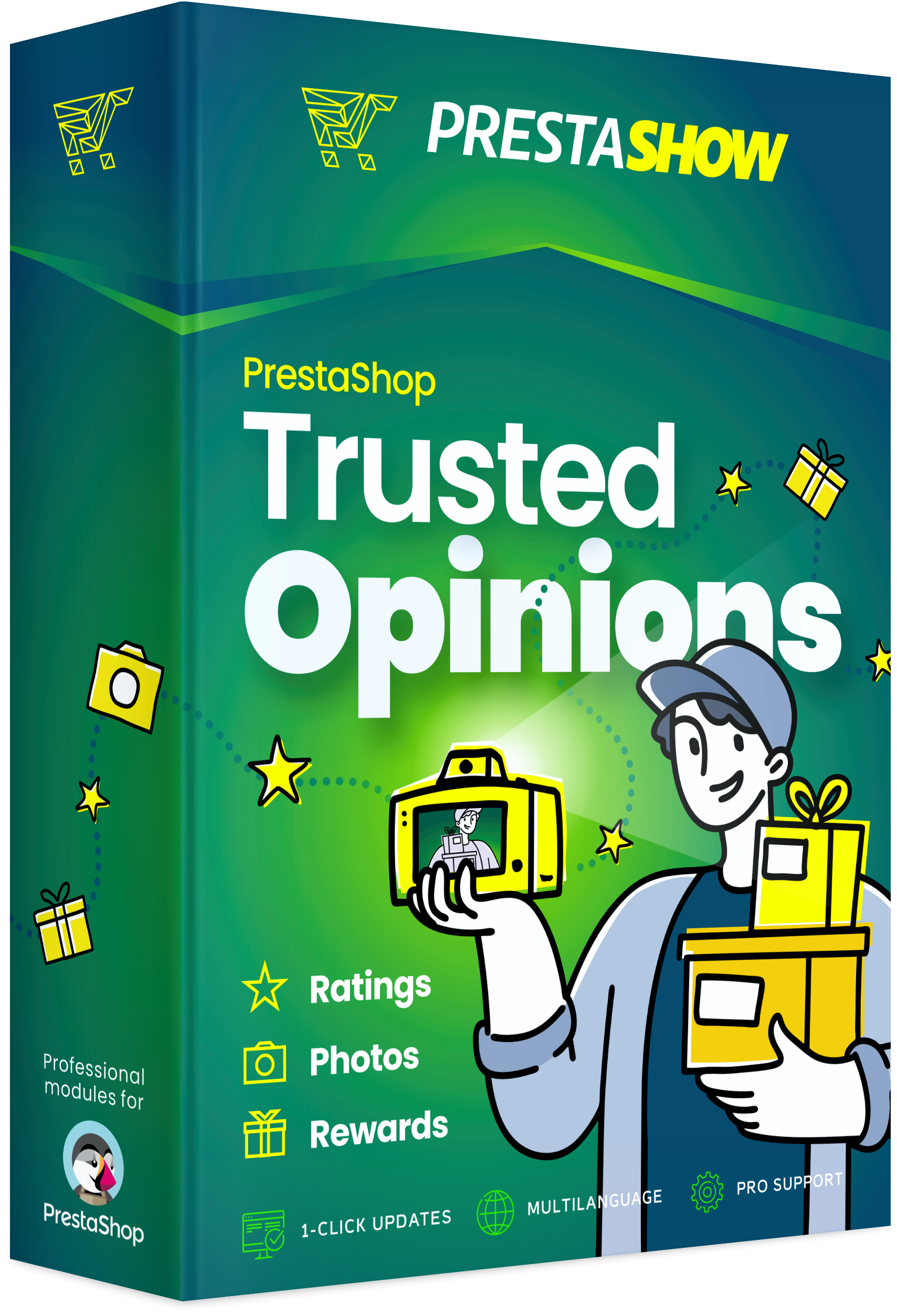 PrestaShop Opinie, Zdjęcia, Widget, Nagrody, SEO